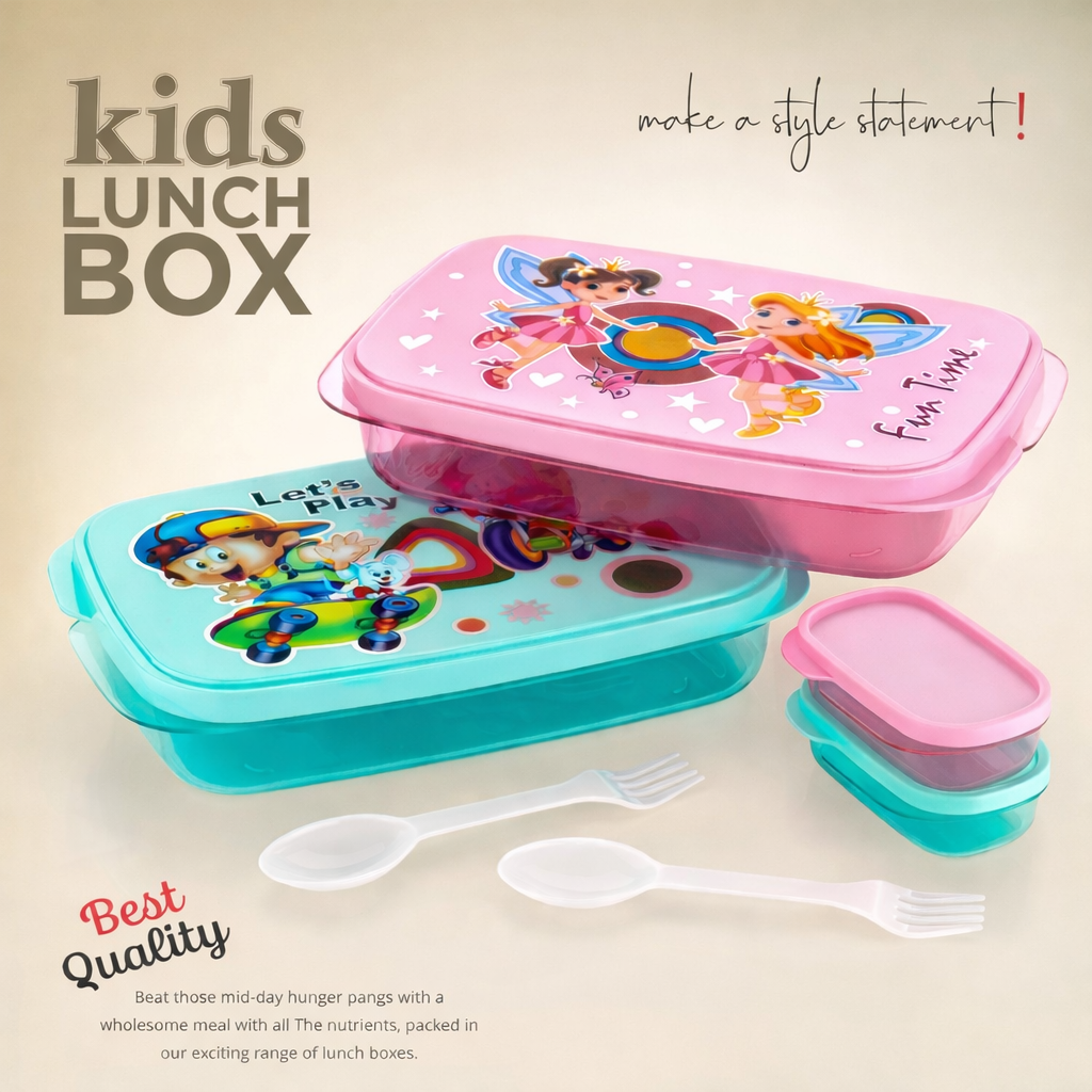 Grosyhub New Sticker Kids: Ultra-Lightweight Character Bento