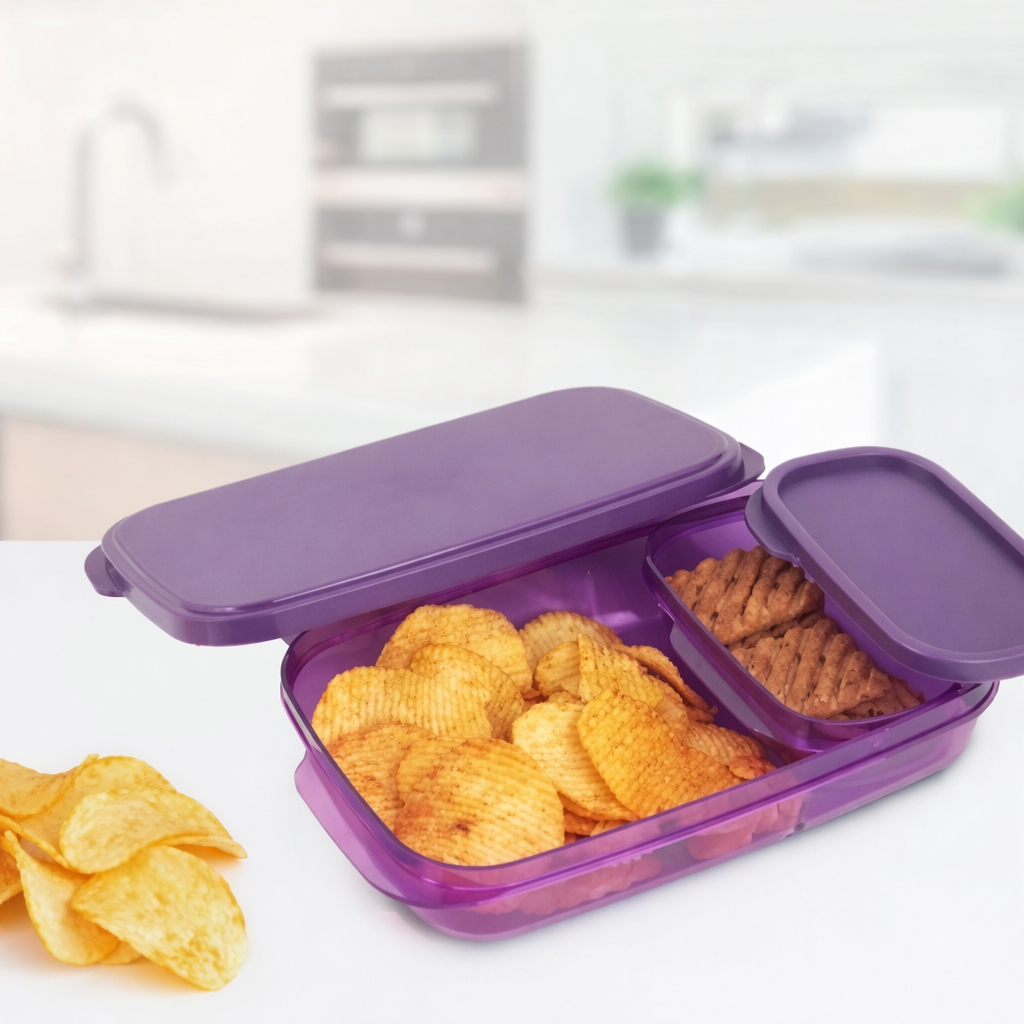 Grosyhub Divine Lunch: The Unbreakable Dual-Zone Freshness Vault