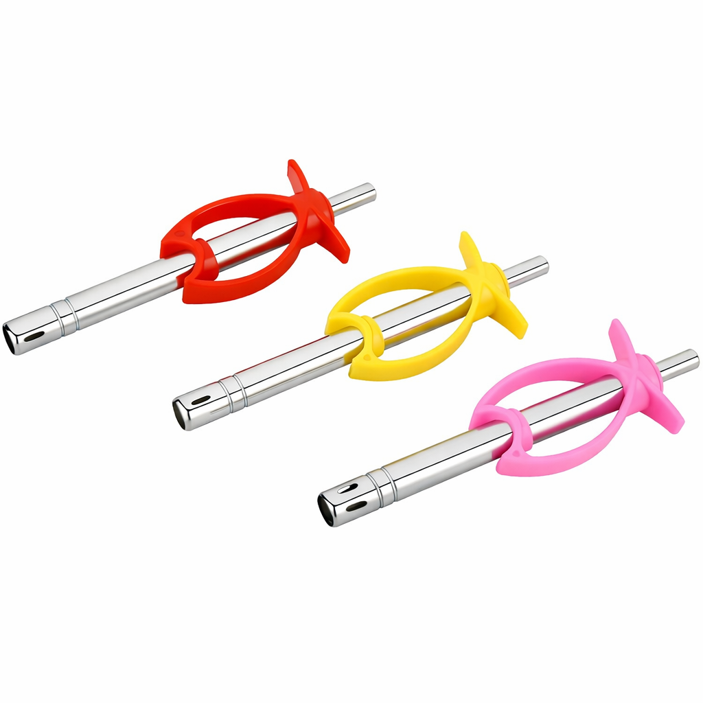 Grosyhub Fish-Grip Series Kitchen Gas Lighter – Multi-Color Steel Sparker