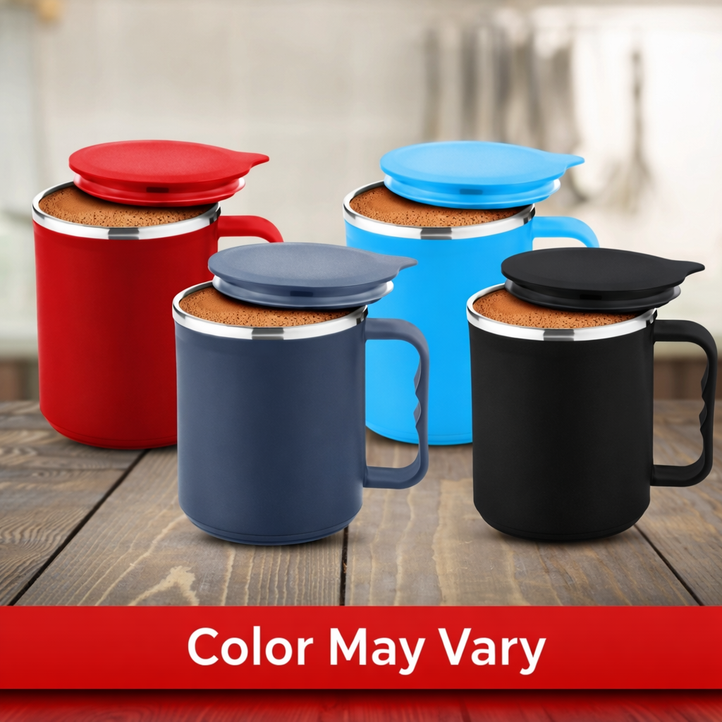 Grosyhub Sleek Steel-Lined Coffee Cup