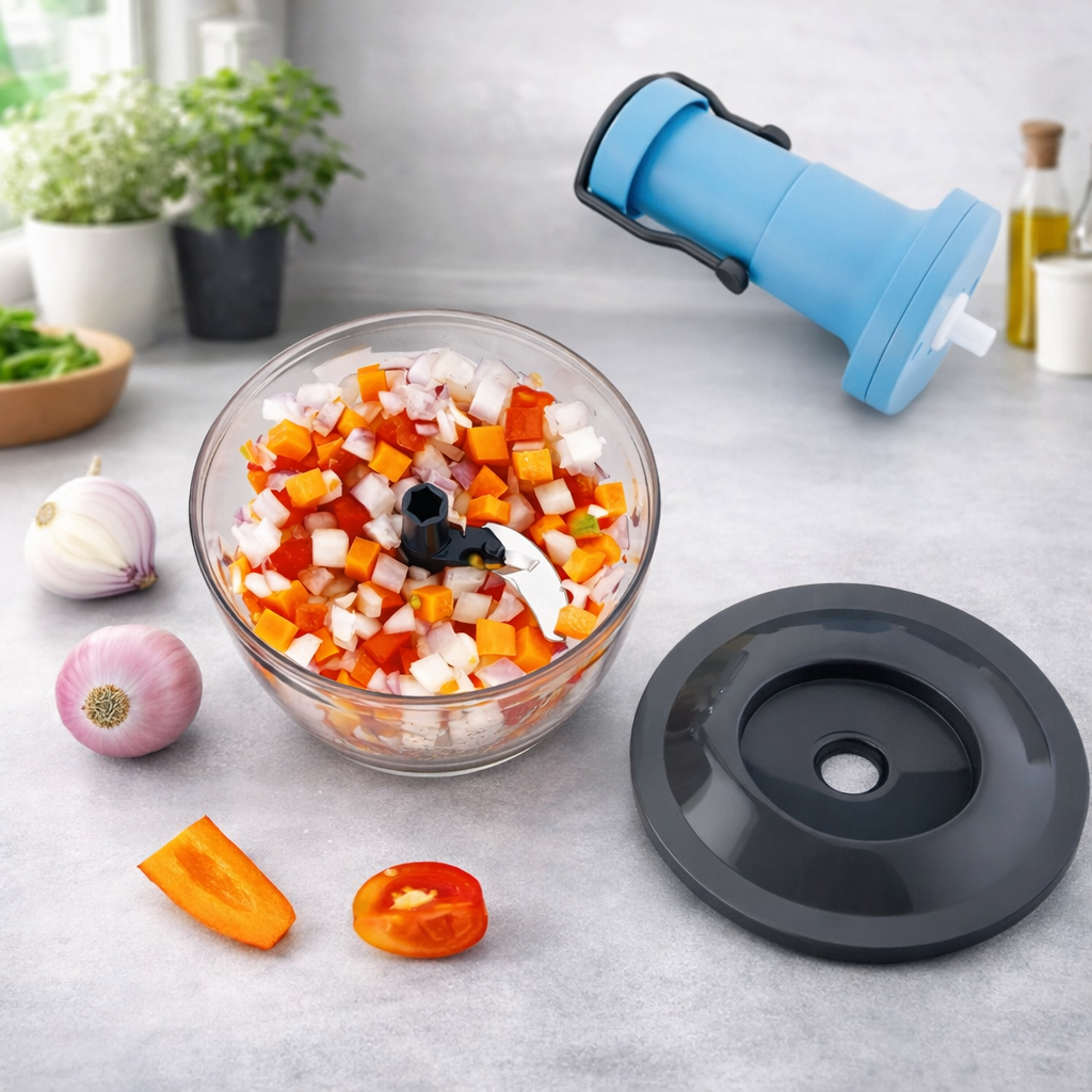 Grosyhub 1000ml Regular Precision Push Chopper