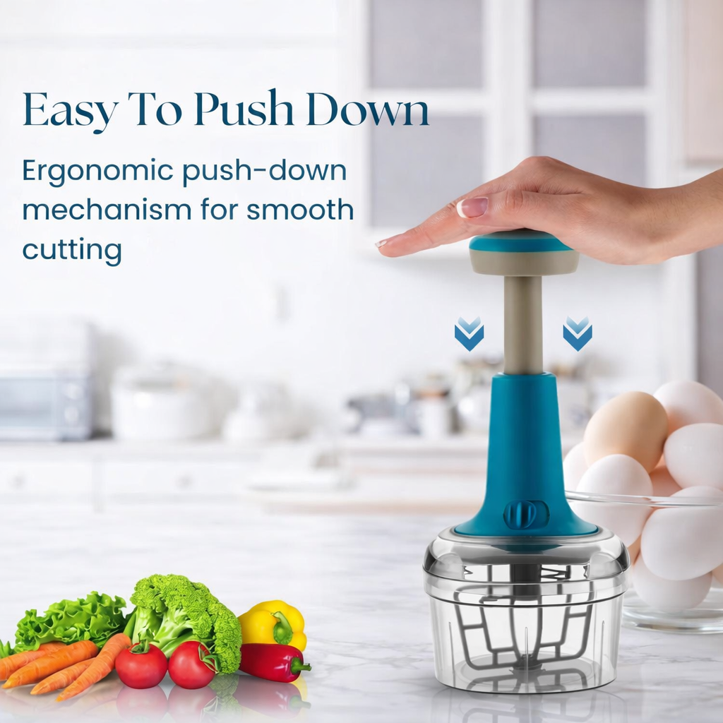 Grosyhub 800ml S-Series Push Chopper