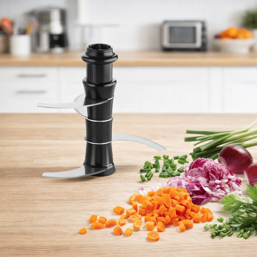Grosyhub Multi-Prep 800ml Square Push-Action Chopper