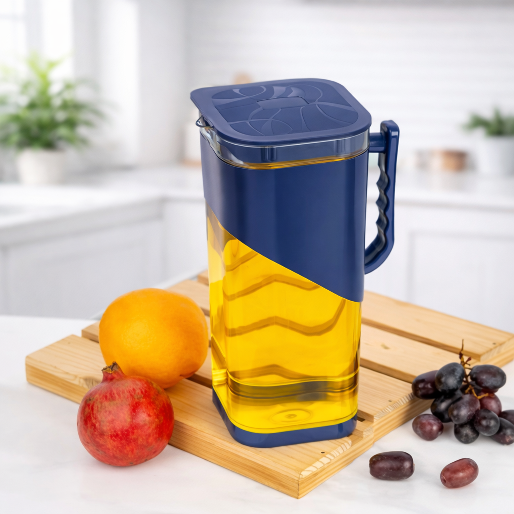 Grosyhub Alpha-Flow Space-Saving Square Fridge Jug