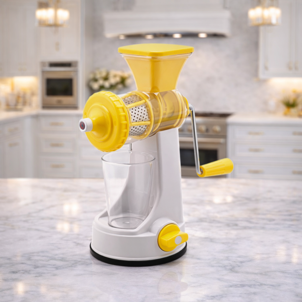 Grosyhub Square Steel Jali Manual Fruit Juicer