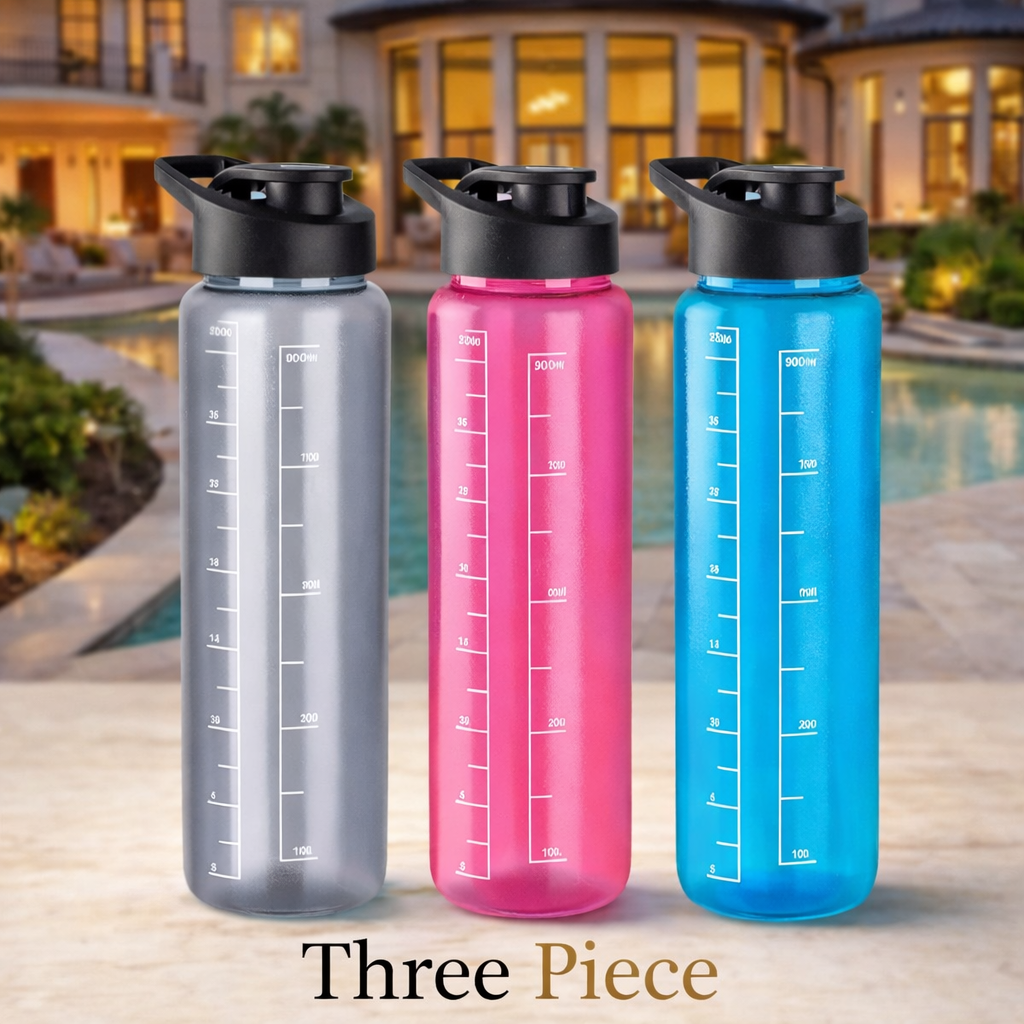 Grosyhub Elite 3-Piece Sport Bottle Set