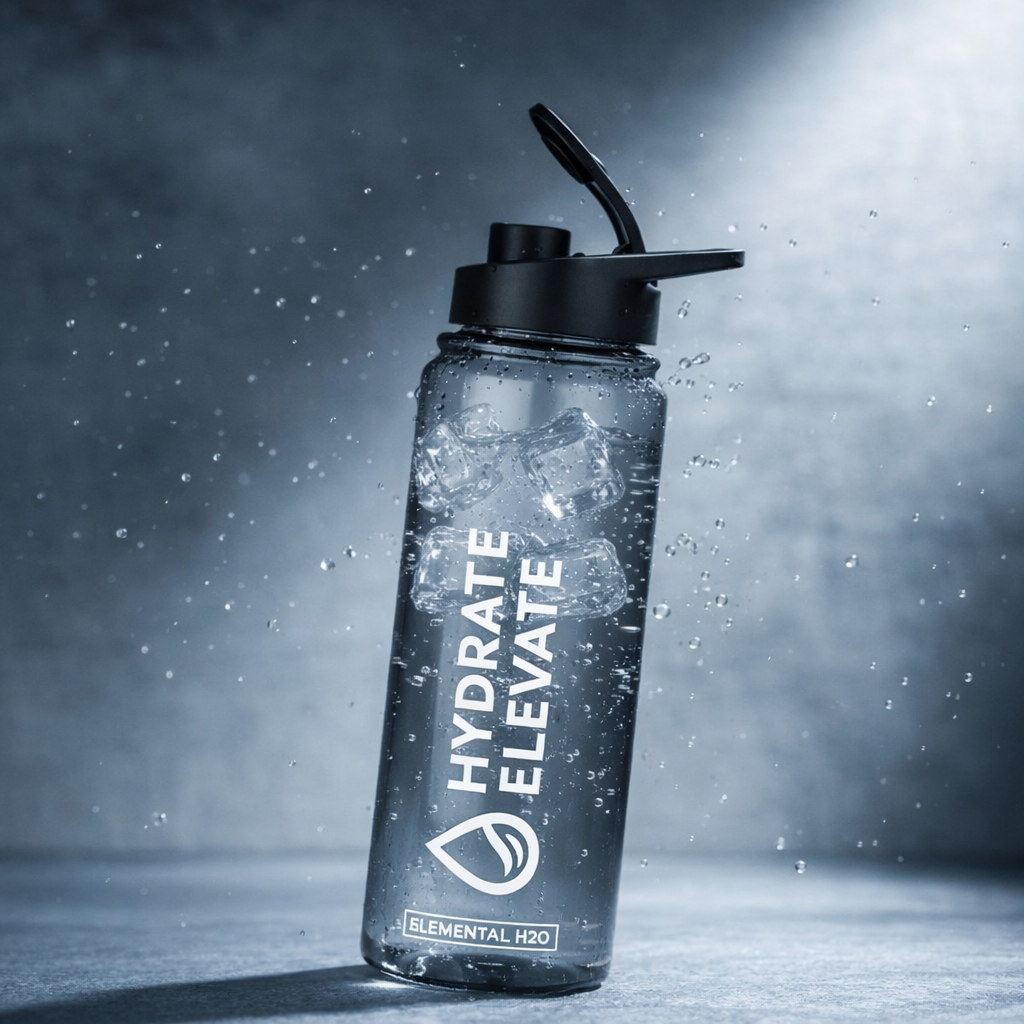 Grosyhub Hydrate Elevate Motivational Bottle