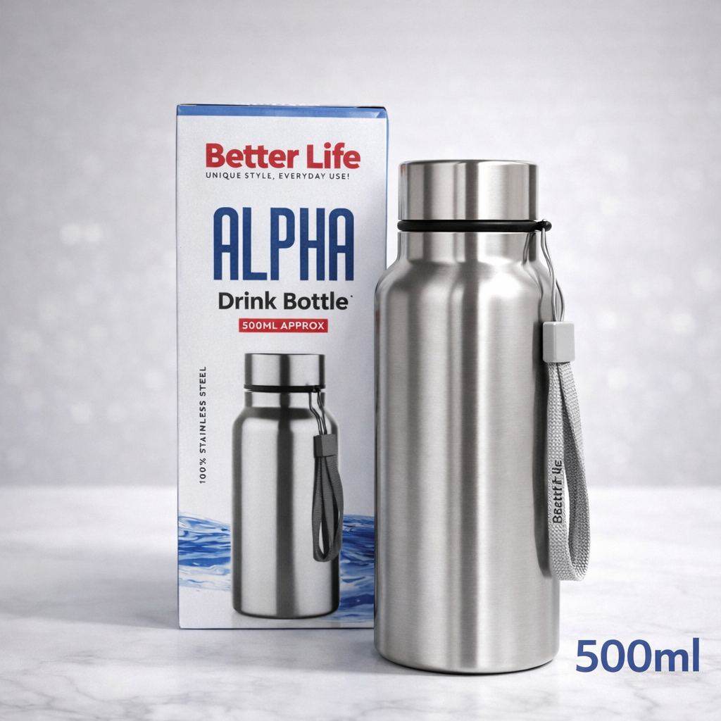 Grosyhub Alpha 500ml Stainless Steel Essential Bottle