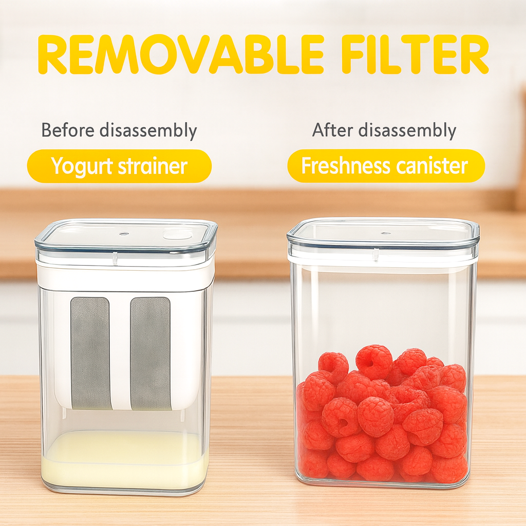 Grosyhub Pure-Press Yogurt Strainer - 1400ml
