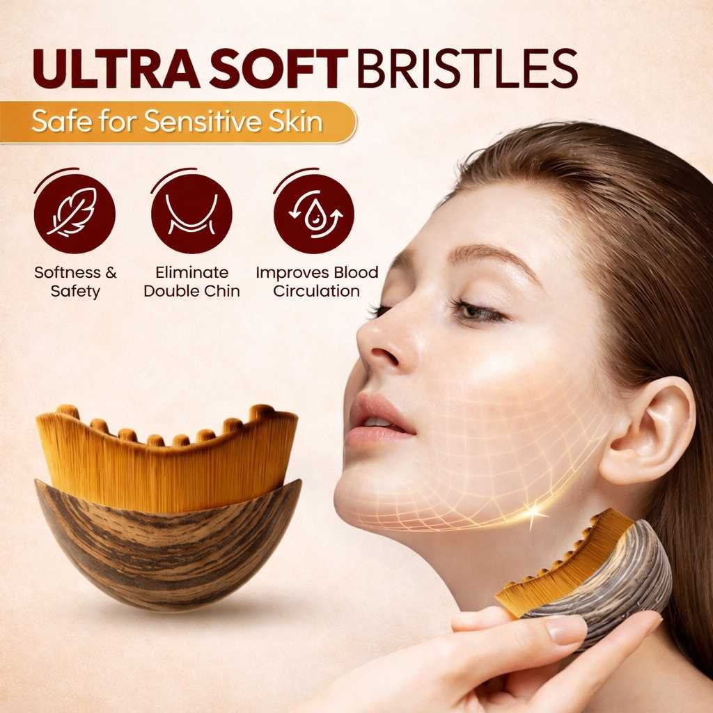 GlowLift Face Sculptor Brush - Skin Tightening, Face Lifting & Instant Glow Massage Tool